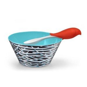 Genuine Fred Kids Nest Bowl & Bird Spoon Set NEW